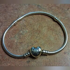Pandora Silver Heart Bracelet